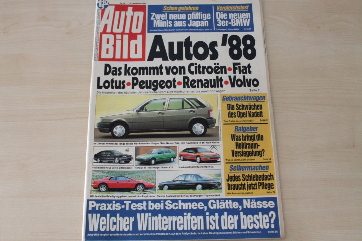 Deckblatt Auto Bild (48/1987)
